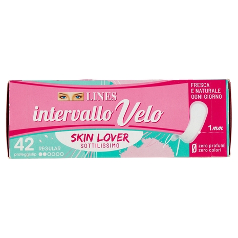 Lines intervallo Velo Skin Lover proteggislip Regular 42 pz